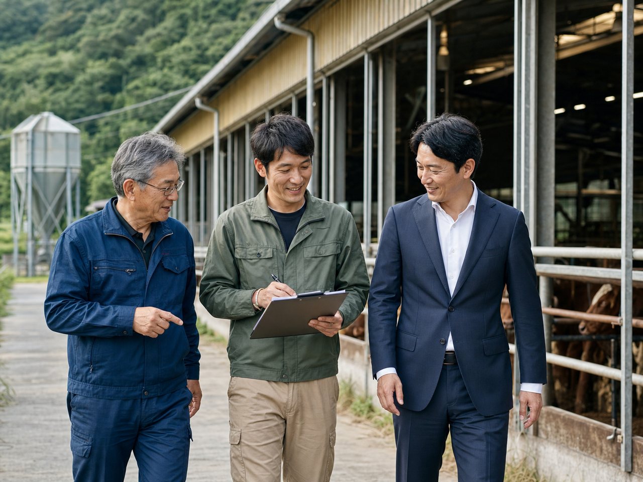 肉牛・繁殖肥育牧場のM&Aの事業承継イメージ